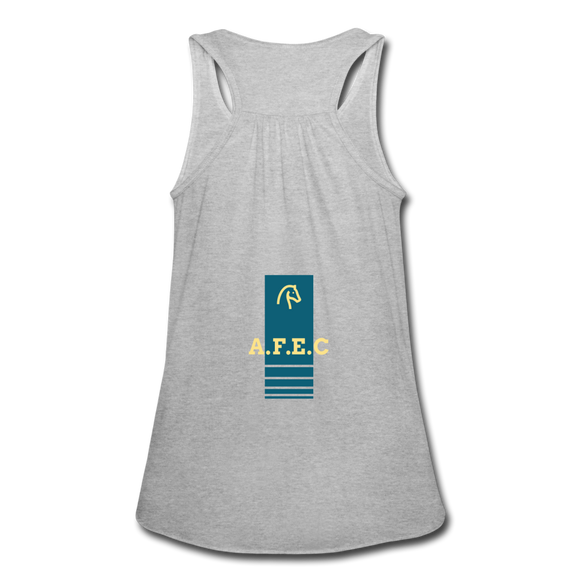Women's Flowy Tank Top by Bella - heather gray