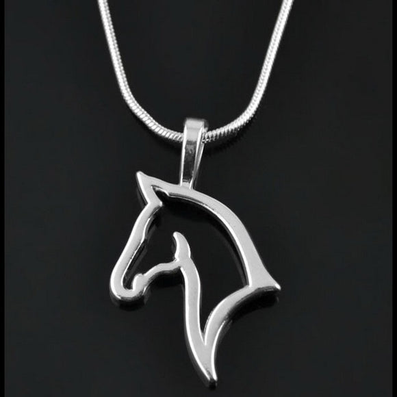 cute animal horse Pendant Necklace For Women fashion dress Clothing Costume Jewelry Accessories